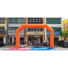30ft New Orange Hexogon Inflatable Arch for sale